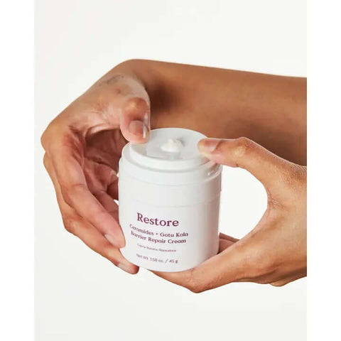 Restore Ceramides + Gotu Kola Barrier Repair Cream - Facial Lotion - Three Ships Beauty