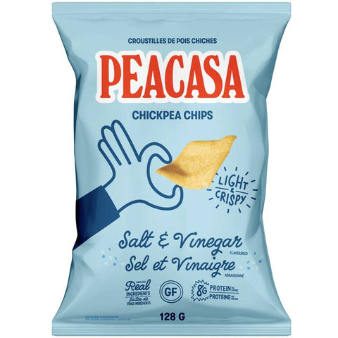Salt & Vinegar Chickpea Chips - Snack - Peacasa