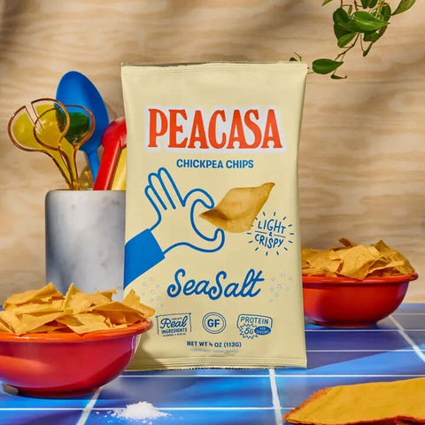 Sea Salt Chickpea Chips - Snack - Peacasa