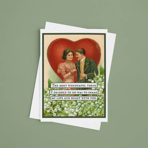 Share my Heart with you Card - Greeting Card - Raven's Rest Studio