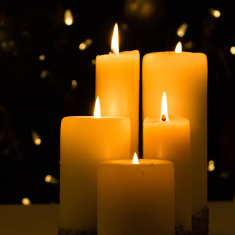 Smooth Pillar Beeswax Candles (Choose Size) - Candle - Lucky Clover Candles