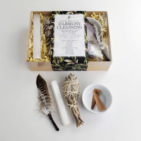 Smudge Kit Harmony Cleansing - Sage - Monague Native Crafts