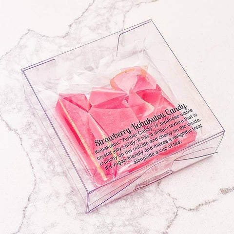 Strawberry Kohakutou Candy - Candy - The Treat Bombs