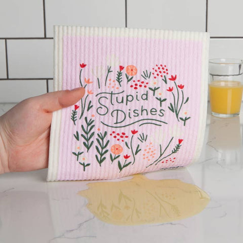 Stupid Dishes Swedish Dishcloth - Cloth - Danica Brands