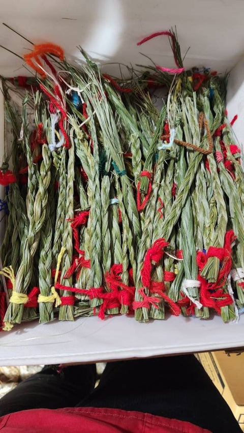 Sweetgrass Smudge Braids (Local and Organic) - Sage - The Local Boom Gift Shop