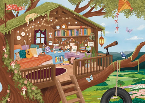 Treetop Hideout 250 - Piece Puzzle - Puzzle - Villager Puzzles