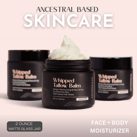 Unscented Whipped Tallow Cream - Facial Lotion - Softer Skin Co.
