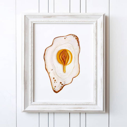 Vulva Egg Art Print - Art Print - Meli TheLover