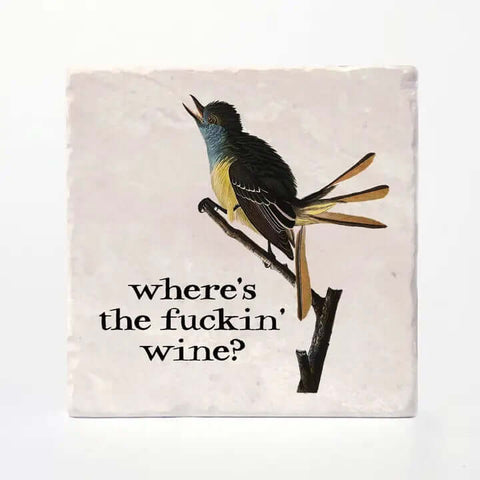Where's the Fuckin Wine Coaster - Coaster - Versatile Coasters