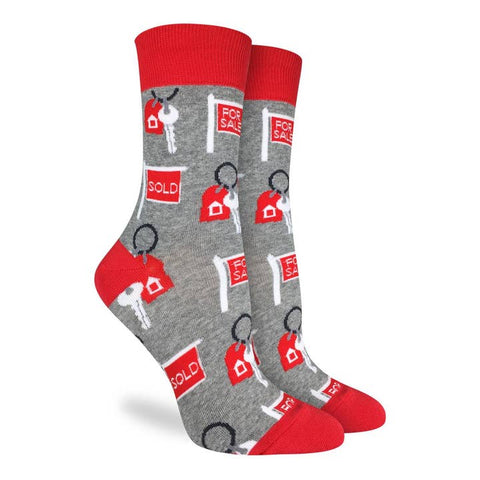 Women's Real Estate Socks - Socks - Good Luck Sock