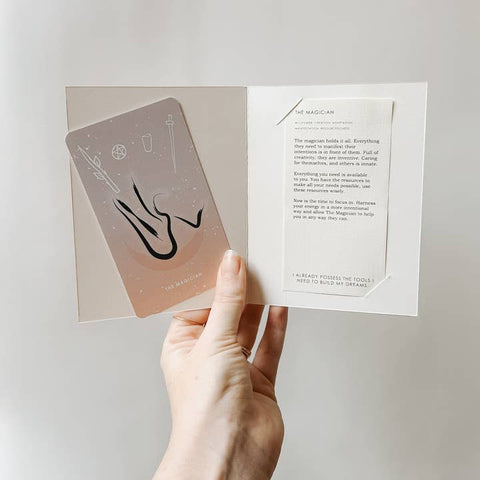 Your Future Holds Cake | Tarot Brithday Card - Greeting Card - Homebound Tarot