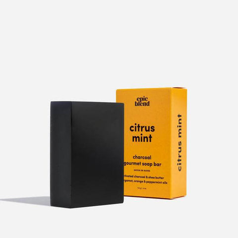 Citrus Mint Charcoal Bar Soap - Soap - Epic Blend