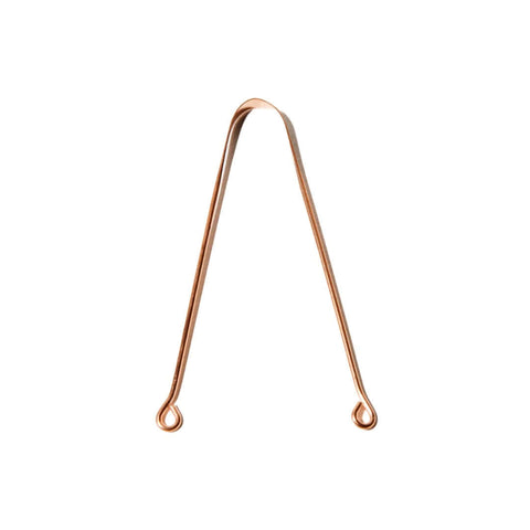 Copper Tongue Scraper - Tooth Brush - Gaia Smiles
