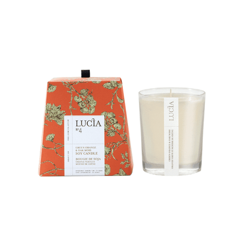 Lucia No.4 Green Orange & Oak Moss Candle - Candle - Pure Living