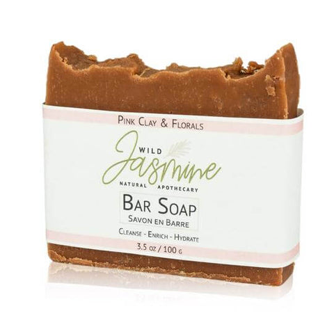 Pink Clay & Florals Soap - Soap - Wild Jasmine Natural Apothecary