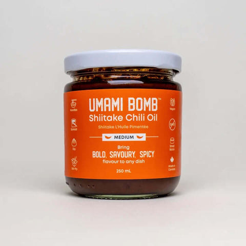 Umami Bomb Shiitake Chili Oil (Medium) - Spread - Vumami Foods